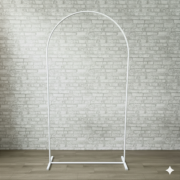 Alugue Estrutura Painel Romano Branco (4 partes)