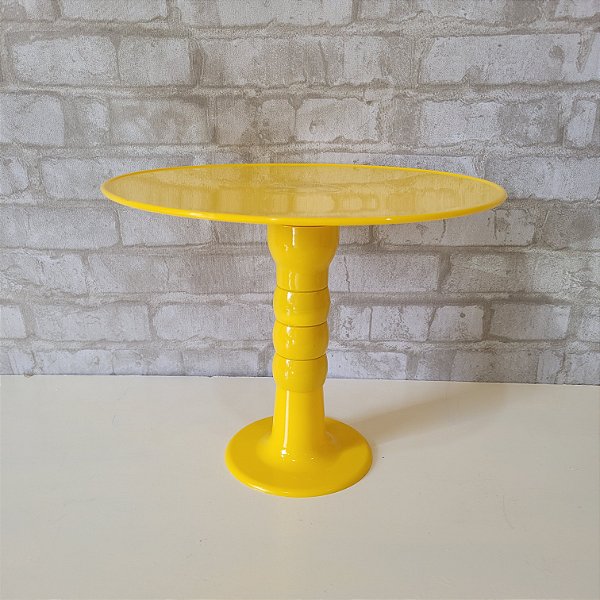 Alugue Boleira Colonial Regulável Lisa Amarelo