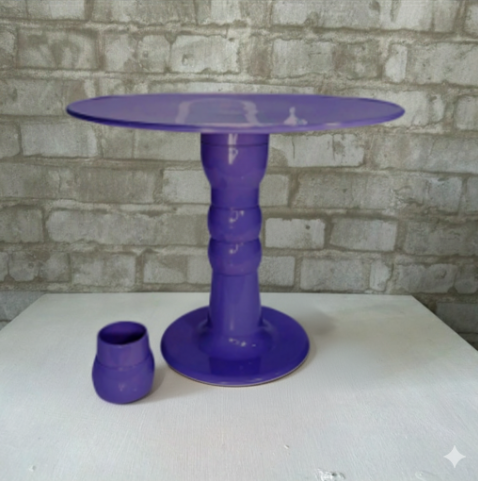 Alugue Boleira Colonial Regulável Lisa Violeta