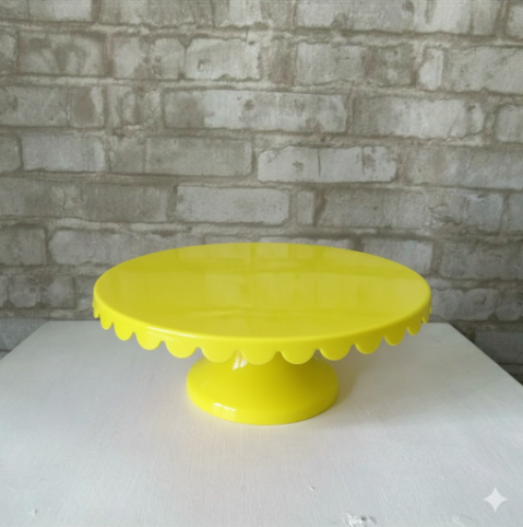 Alugue Boleira Babado Amarelo