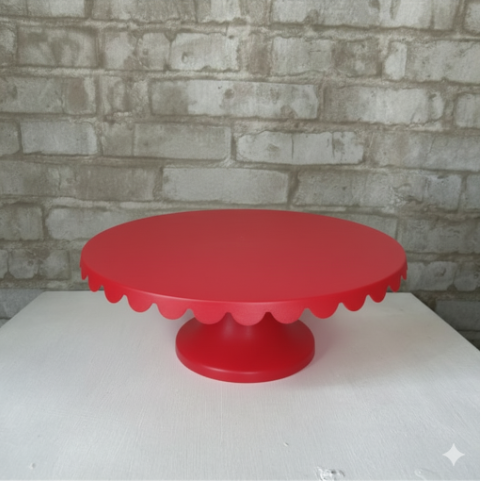 Alugue Boleira Babado Vermelho