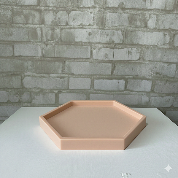 Alugue Bandeja Sextavada Nós Moscada