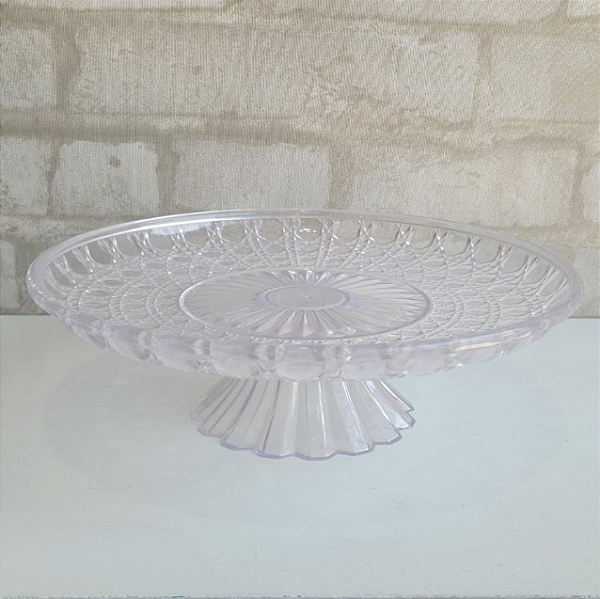 Alugue Bandeja Alta Transparente