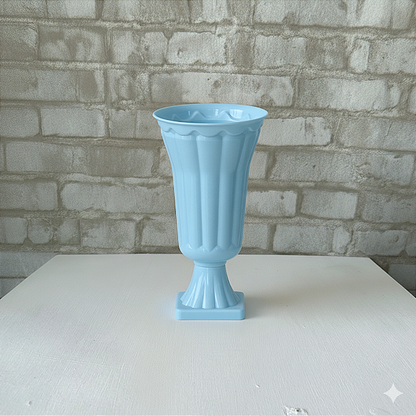 Alugue Vaso Grego Azul Bebê G