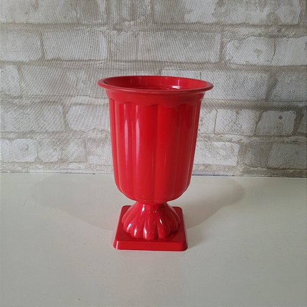 Alugue Vaso Grego Vermelho P