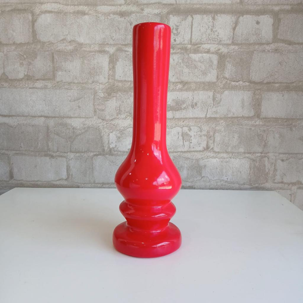 Alugue Vaso de Porcelana Vermelho P