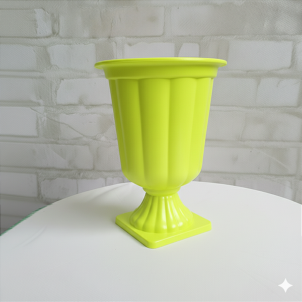 Alugue Vaso Grego Amarelo Neon P