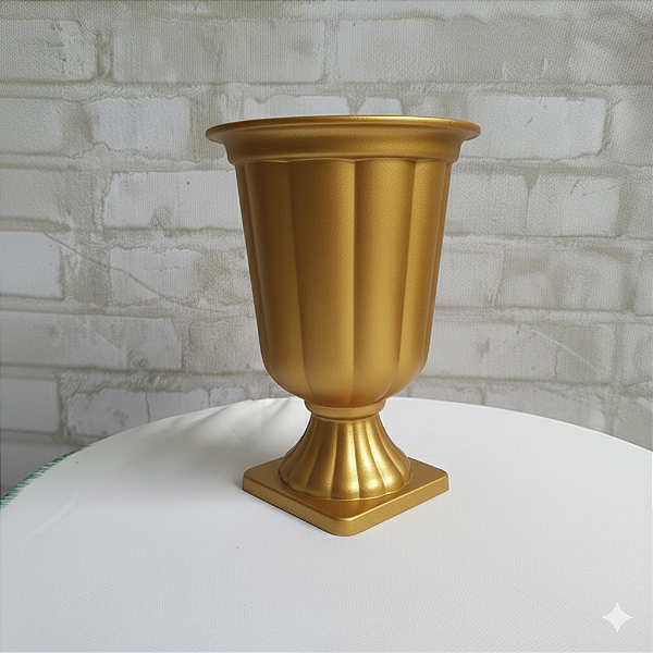 Alugue Vaso Grego Dourado P