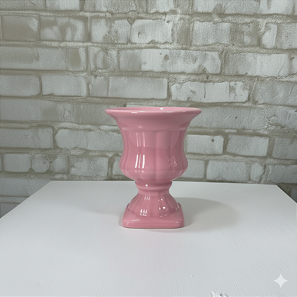 Alugue Mini Vaso de Porcelana Rosa Bebê