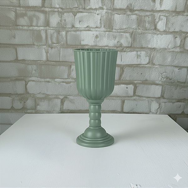 Alugue Vaso Grego Regulavel Verde Eucalipto G