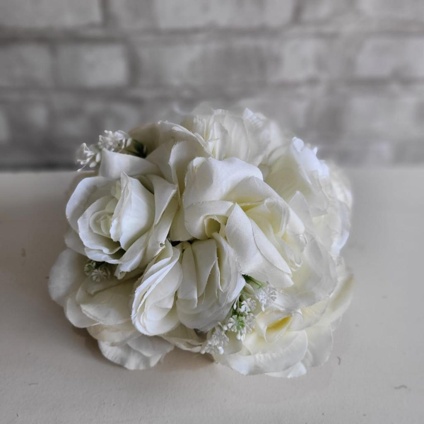 Alugue Arranjo de Flor Artificial P - Branco