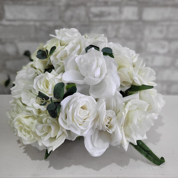 Alugue Arranjo de Flor Artificial GG - Branco