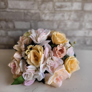 Alugue Arranjo de Flor Artificial M - Champanhe