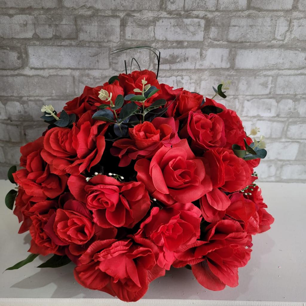 Alugue Arranjo de Flor Artificial Vermelho G