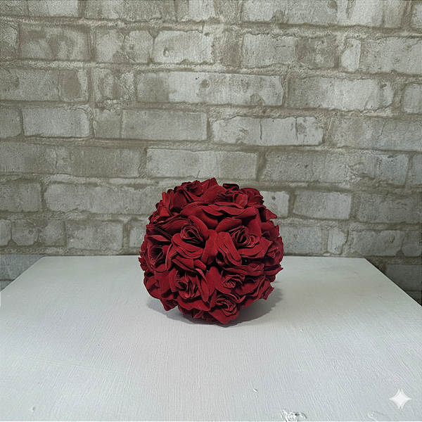 Alugue Arranjo de Flor Artificial M - Vermelho