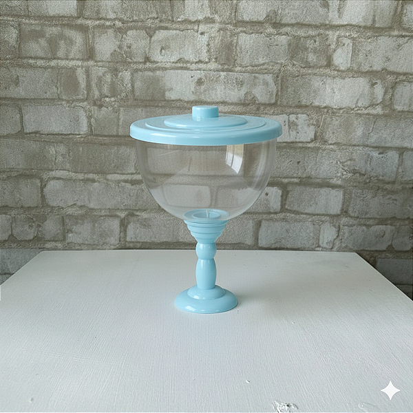 Alugue Baleiro Bomboniere Azul Bebê