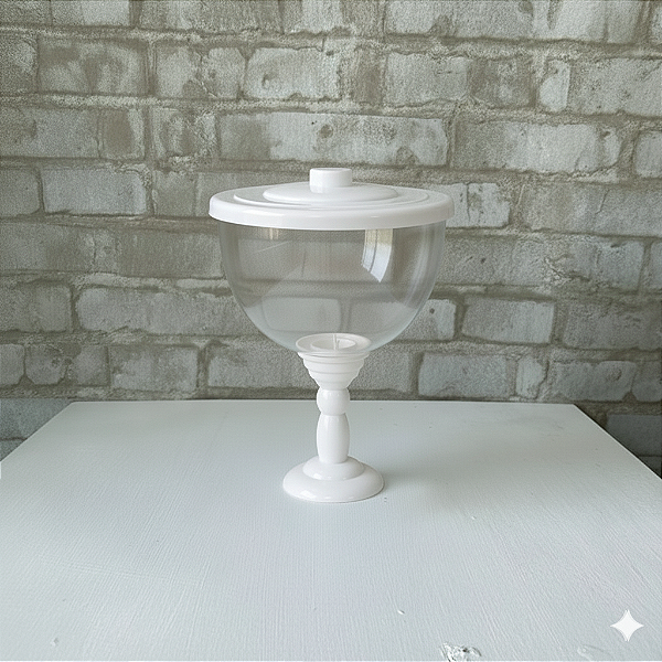 Alugue Baleiro Bomboniere Branco