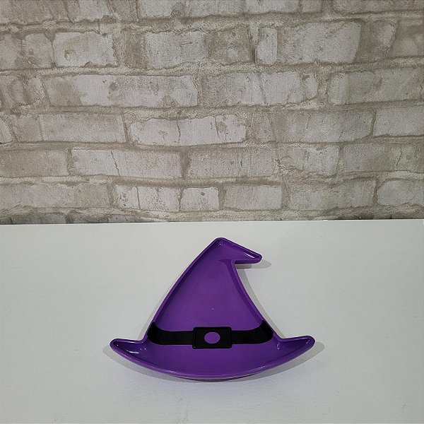 Alugue Bandeja de Chapéu de Bruxa Roxo Halloween