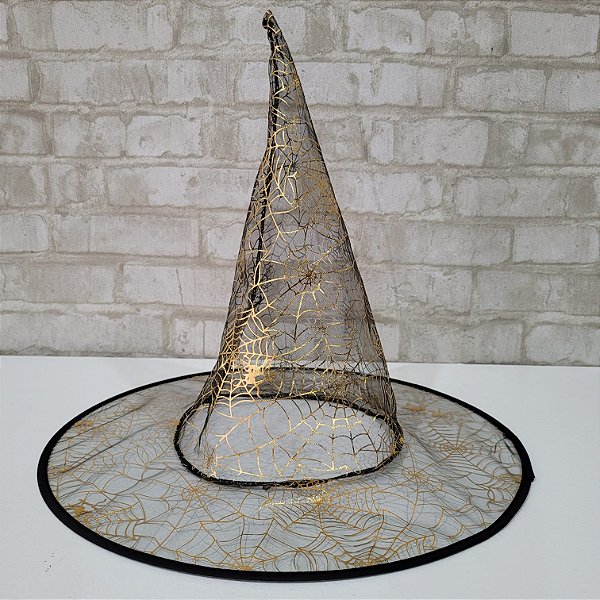 Alugue Chapéu de Bruxa Preto Halloween