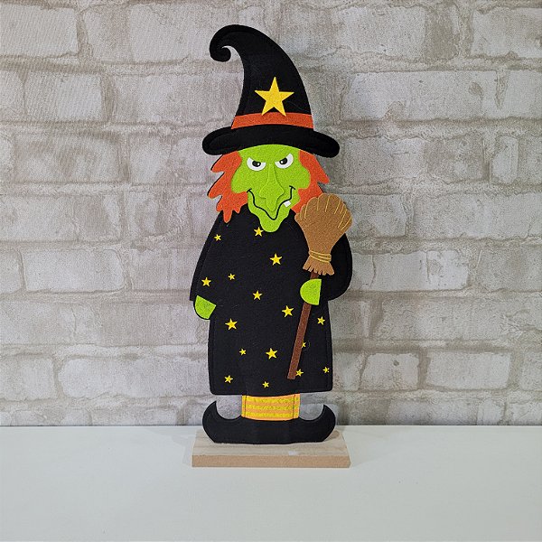 Alugue Bruxa de Feltro Halloween