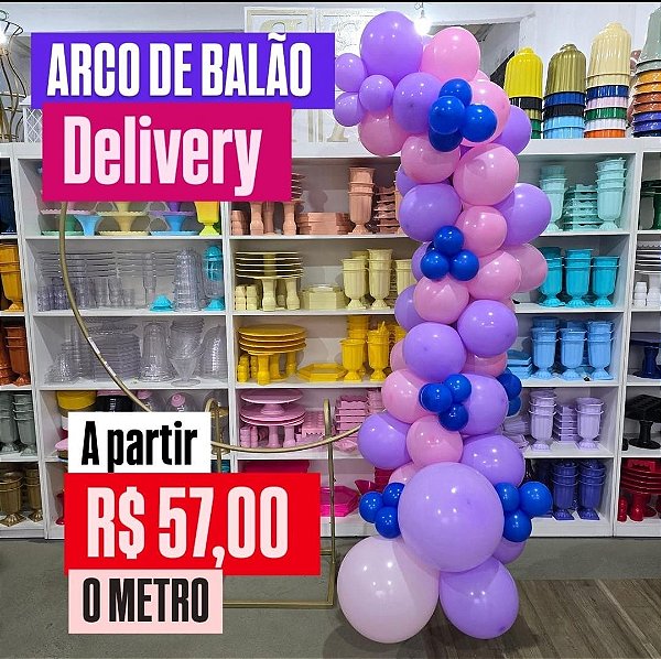 Compre Balão Para Festa Decoração 3 Metros Stitch ( Cores Lisas )