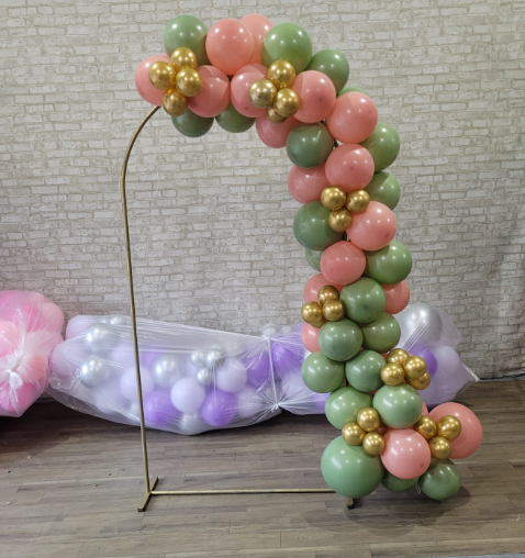 Compre Balão Para Festa Decoração 3 Metros Verde com Rosa ( Cores Lisas )