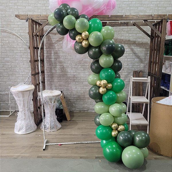 Compre Balão Para Festa Decoração 3 Metros Tons de Verde ( Cores Lisas )