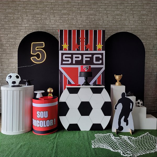 Alugue Tema Para Festa Decoração São Paulo Tecido ( Modelo 7 )