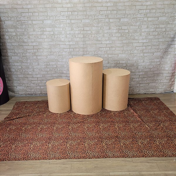 Alugue Tapete Aveludado - Onça