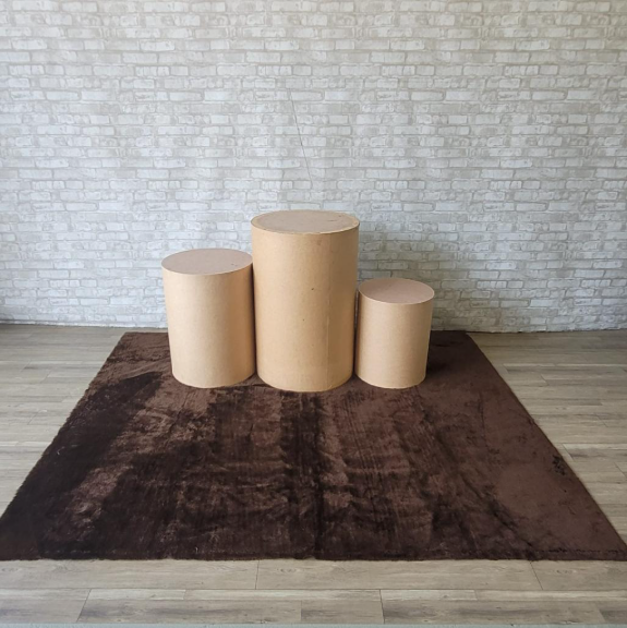 Alugue Tapete Pelucia - Marrom