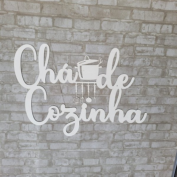 Alugue Elipse Chá de Cozinha de MDF - Branco