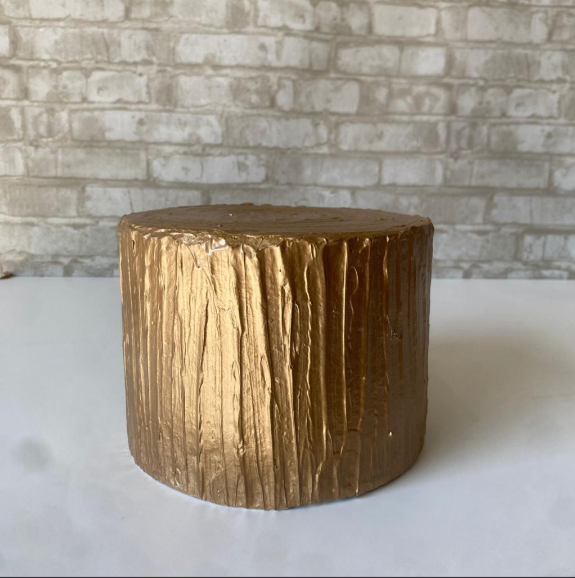 Alugue Bolo Fake Tema - Dourado