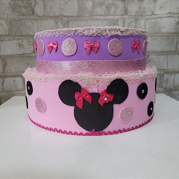 Alugue Bolo Fake Tema - Minnie Rosa