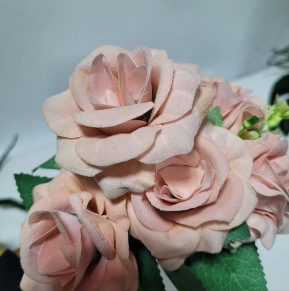 Alugue Mini Arranjo de Flor Artificial - Rosa Claro