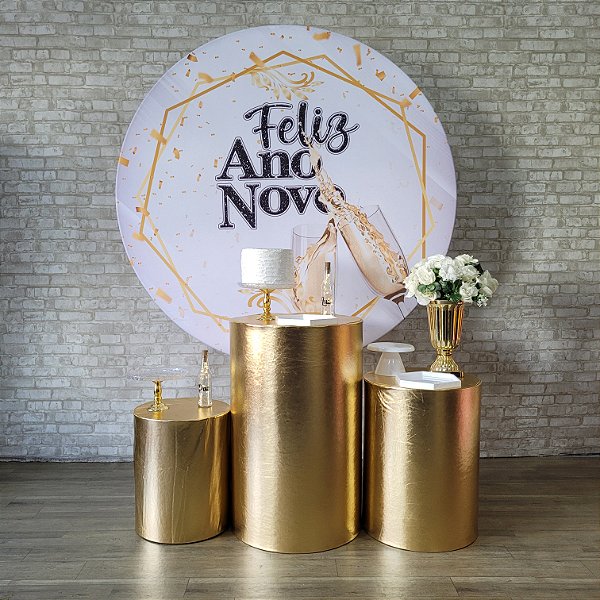 Alugue Tema Para Festa Decoração Ano Novo Tecido ( Modelo 6 )