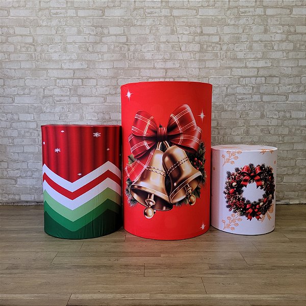 Alugue Trio de Cilindros e as Capas do Tema - Natal