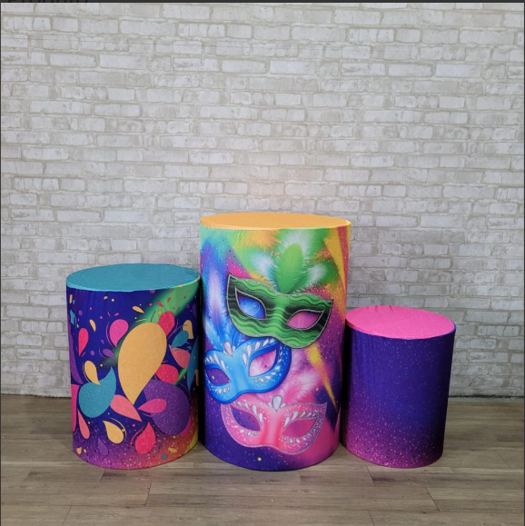 Alugue Trio de Cilindros e as Capas do Tema - Carnaval