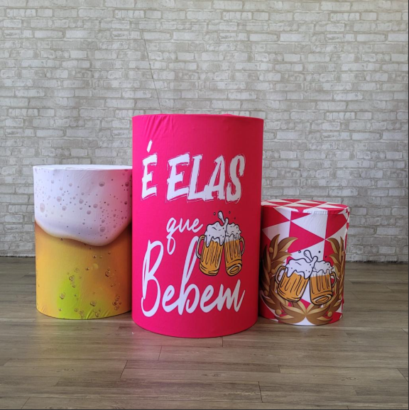 Alugue Trio de Cilindros e as Capas do Tema - Boteco Rosa