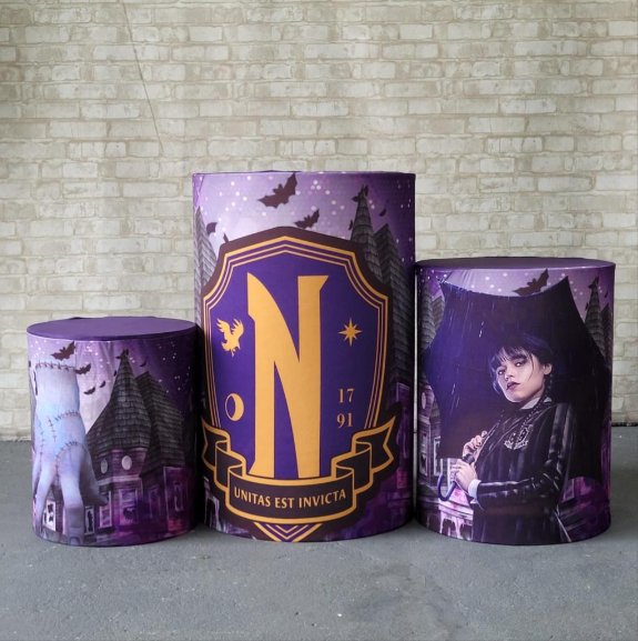 Alugue Trio de Cilindros e as Capas do Tema - Wandinha