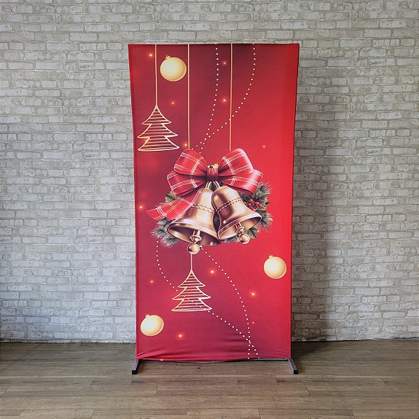 Alugue Estrutura Painel Retangular e a Capa de Tecido do Tema - Natal