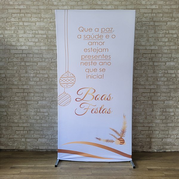 Alugue Estrutura Painel Retangular e a Capa de Tecido do Tema - Ano Novo