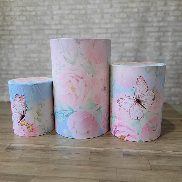 Alugue Trio de Cilindros e as Capas do Tema - Borboleta