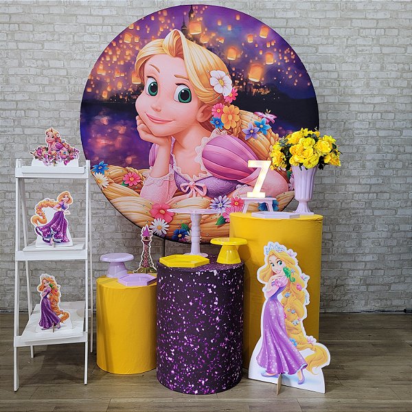 Alugue Tema Para Festa Decoração Enrolados Tecido ( Modelo 2 )