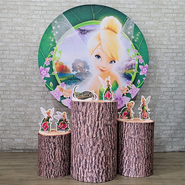 Alugue Tema Para Festa Decoração Tinker Bell Tecido ( Modelo 1 )