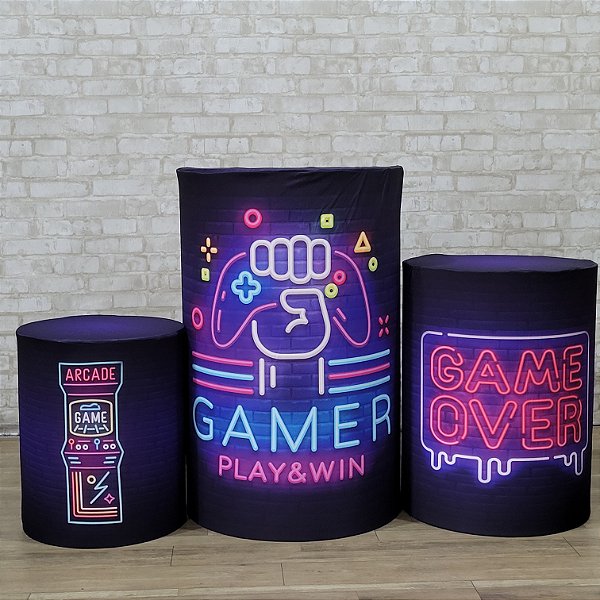 Alugue Trio de Cilindros e as Capas do Tema - Video Game