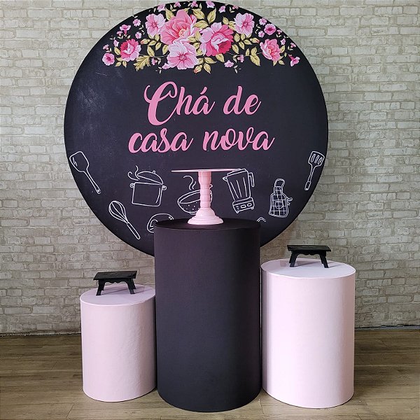Alugue Tema Para Festa Decoração Chá de Casa Nova Tecido ( Modelo 5 )