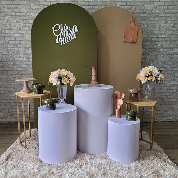 Alugue Tema Para Festa Decoração Chá de Casa Nova Tecido ( Modelo 9 )