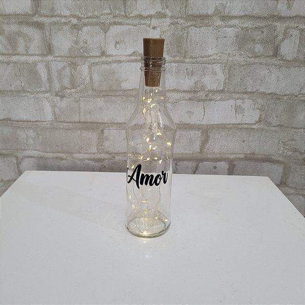 Alugue Item Decorativo Garrafinha de Vidro