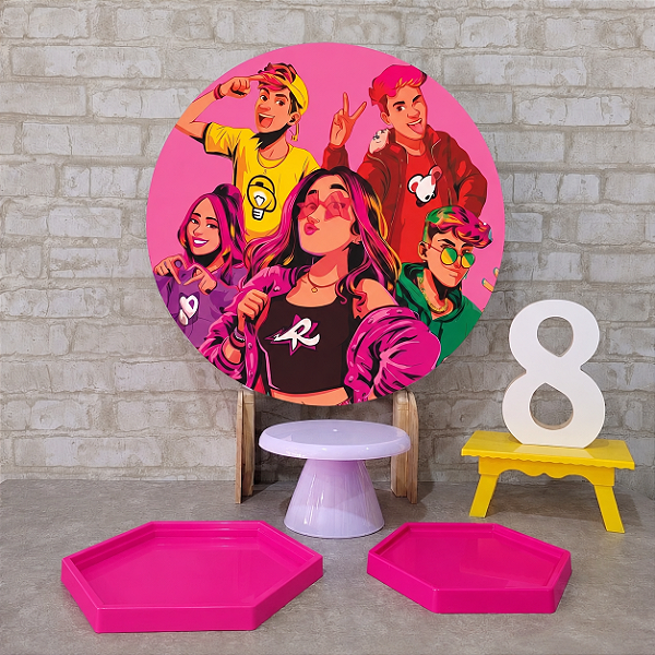 Alugue Tema Para Festa na Mesa Decoração Emilly vick ( modelo 1)
