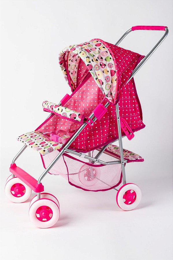 Roupa Infantil Malkitoys Boneca Bebe Reborn Jardineira Rosa - Malki toys